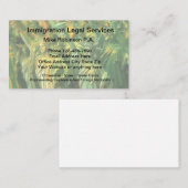Carte De Visite Avocat De L'Immigration Et Services Juridiques (Devant / Derrière)