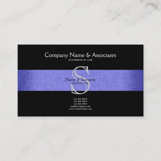 Carte De Visite Avocat de mandataire (Devant)