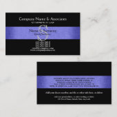 Carte De Visite Avocat de mandataire (Devant / Derrière)