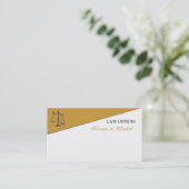 Carte De Visite Avocat de mandataire   d'attention divisé par (Debout devant)