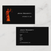 Carte De Visite Avocat de Themis | (Devant / Derrière)