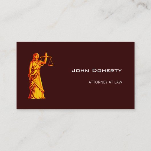 Carte De Visite Avocat de Themis | (Devant)