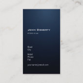 Carte De Visite AVOCAT de Themis | | bleu-foncé (Dos)