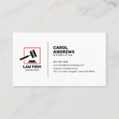 Carte De Visite Avocat des étudiants en droit avocat avocat avocat (Dos)