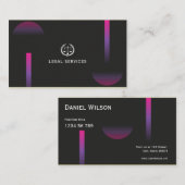 Carte De Visite Avocat des services juridiques (Devant / Derrière)