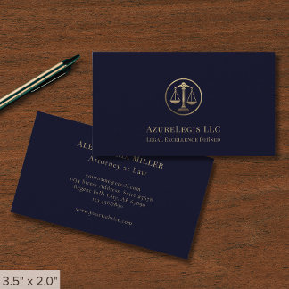 Carte De Visite Avocat élégant