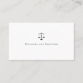 Carte De Visite AVOCAT | Élégant Classique (Devant)