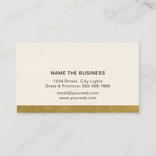 Carte De Visite Avocat En Droit Black Scale Gold Classic (Dos)