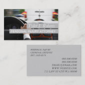 Carte De Visite Avocat en droit des blessures personnelles (Devant / Derrière)