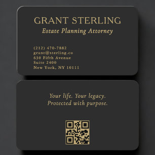 Carte De Visite Avocat en planification successorale Code QR Profe