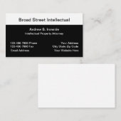 Carte De Visite Avocat en propriété intellectuelle (Devant / Derrière)