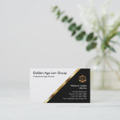 Carte De Visite Avocat Et Services Juridiques Classiques (Debout devant)