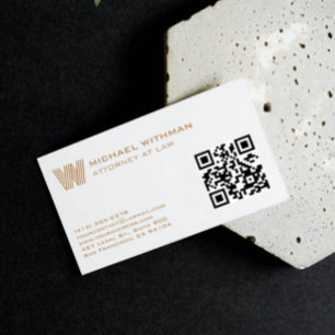 CARTE DE VISITE AVOCAT EXPERT-COMPTABLE AVEC MONOG
