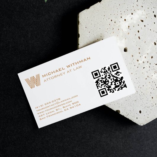 CARTE DE VISITE AVOCAT EXPERT-COMPTABLE AVEC MONOG