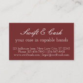 Carte De Visite Avocat Funny personnalisable (Dos)