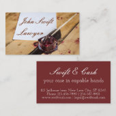 Carte De Visite Avocat Funny personnalisable (Devant / Derrière)