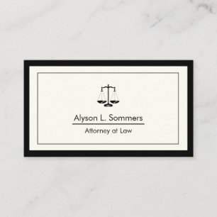 Carte De Visite Avocat juridique avocat noir échelle professionnel