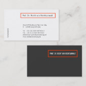 Carte De Visite Avocat Karten (Devant / Derrière)