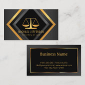 Carte De Visite Avocat - la géométrie (Devant / Derrière)