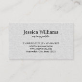 Carte De Visite Avocat légendaire Avocat au service de notaire (Dos)