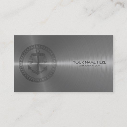 Carte De Visite Avocat/mandataire élégante/carte de visite (Devant)