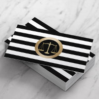 Avocat moderne rayures balance d'or