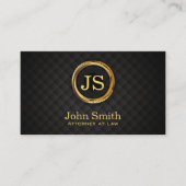 Carte De Visite Avocat Motif Monogram Deluxe Quilt Diamond (Devant)