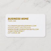 Carte De Visite Avocat notaire (Dos)