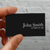 Carte De Visite Avocat Plaque Noir Code QR Procureur