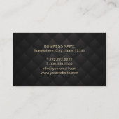 Carte De Visite Avocat Procureur de Droit Luxe Quilé (Dos)