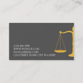 Carte De Visite Avocat professionnel (Dos)