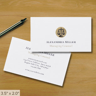 Carte De Visite Avocat professionnel