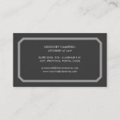 Carte De Visite Avocat professionnel (Dos)