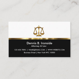 Carte De Visite Avocat professionnel chic