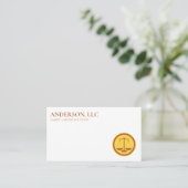Carte De Visite Avocat professionnel de droit (Debout devant)