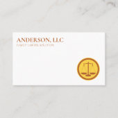 Carte De Visite Avocat professionnel de droit (Devant)