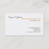 Carte De Visite Avocat professionnel écrit à la main Moderne (Devant)