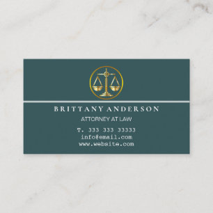 Carte De Visite Avocat professionnel en droit Black Scale Business