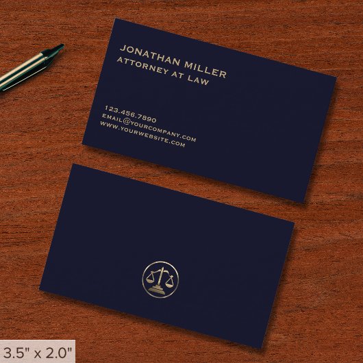 Carte De Visite Avocat professionnel simple