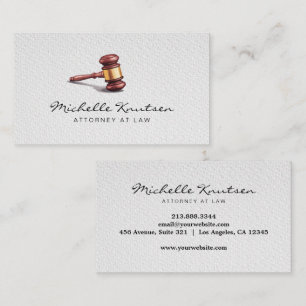 Carte De Visite Avocat professionnel tendance de droit