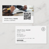 Carte De Visite Avocat QR Code Logo Médias sociaux (Devant / Derrière)