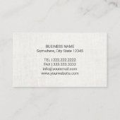 Carte De Visite Avocat - Service notaire (Dos)