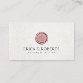 Carte De Visite Avocat - Service notaire (Devant)