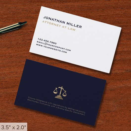 Carte De Visite Avocat simple minimal