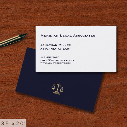 Carte De Visite Avocat simple minimal