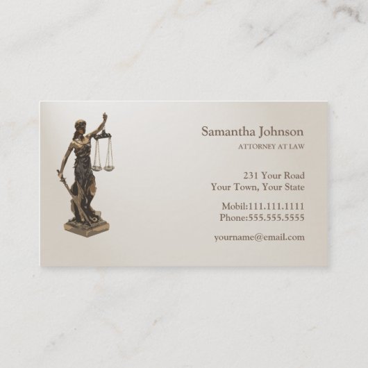 Carte De Visite AVOCAT | Themida (Dos)