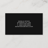 Carte De Visite Avocats (Dos)