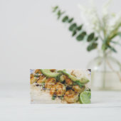 Carte De Visite Avocats de Burritos de chaux de tacos de Shimp (Debout devant)