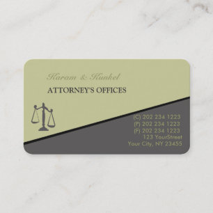 Carte De Visite Avocats inclinés à la mode modernes de mandatair