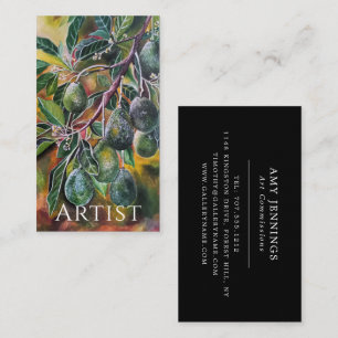 Carte De Visite Avocats sous le soleil d'automne Peinture d'Alfred